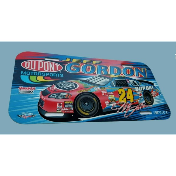 Wincraft Racing & Winner's Circle Jeff Gordon #24 Plastic License Plate Lot OF 2 - Picture 3 of 10